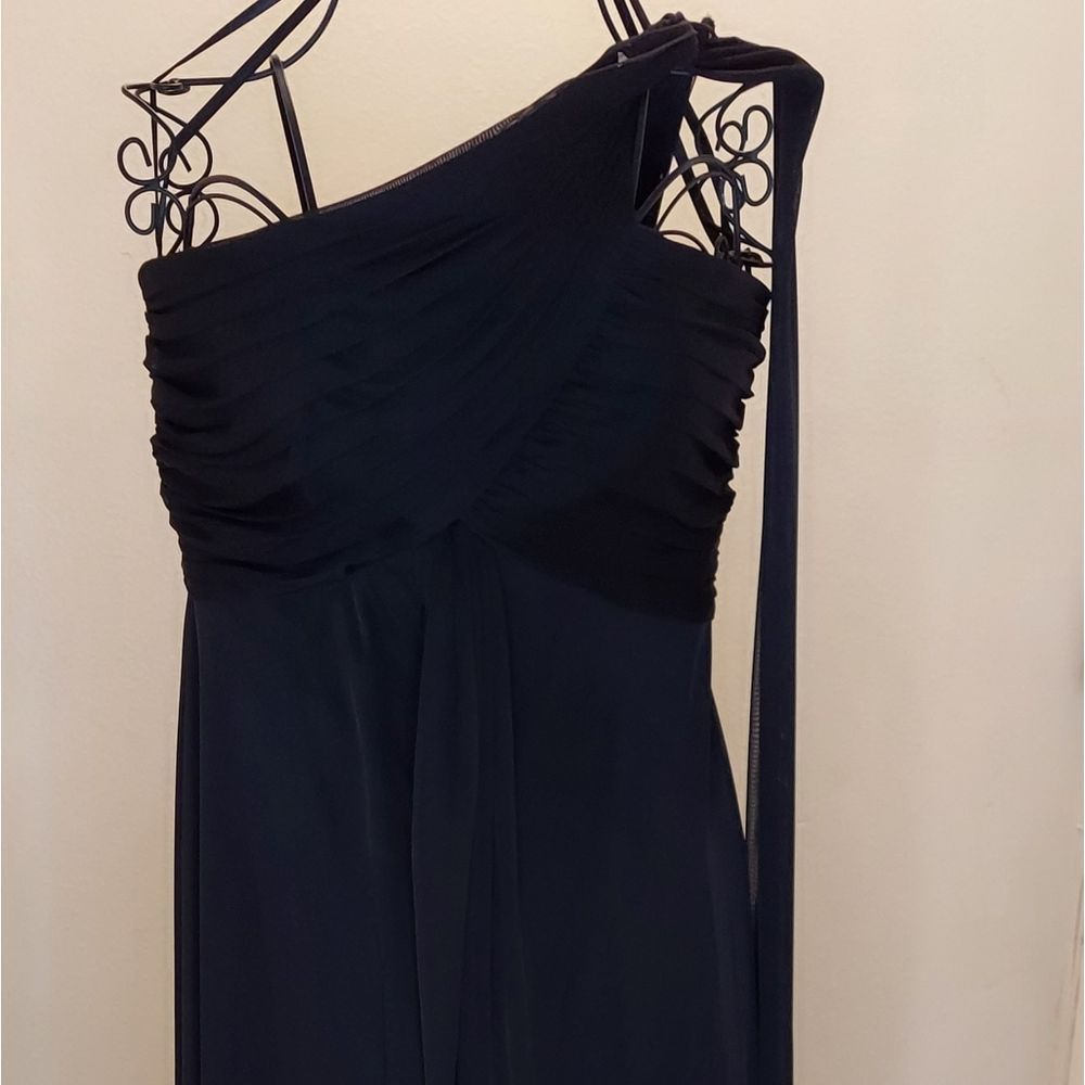 Alex Evenings Black Sleevless Formal Long Gown C‎